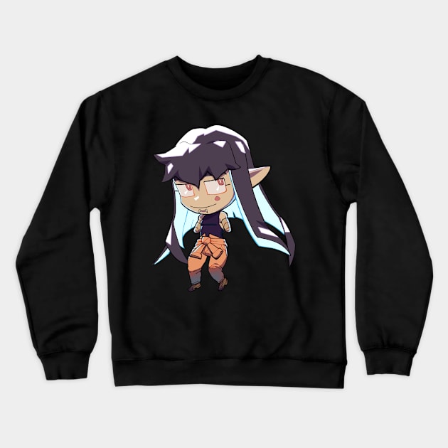 Adais the elf Crewneck Sweatshirt by razouru